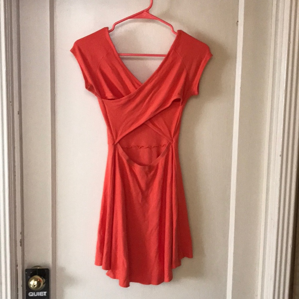 Orange Mini Dress - Picture 2 of 3
